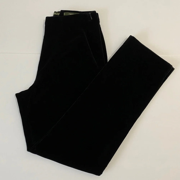 Eddie Bauer Velvet Velour Pants High Waist Stretch - Picture 2 of 10